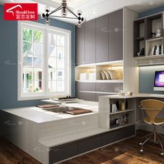 榻榻米定制整體多功能組合簡約現代兒童房