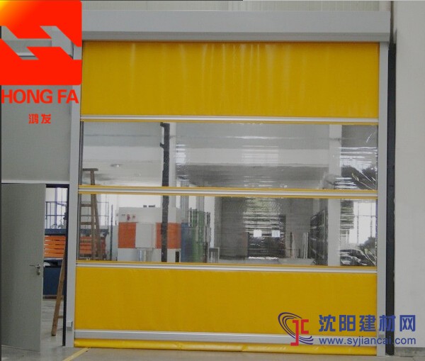 東莞鴻發自動防塵高速軟簾門-鴻發自動門