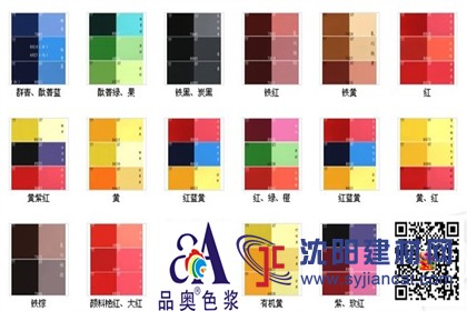 水性色漿，顏料色漿，無樹脂色漿永固紅