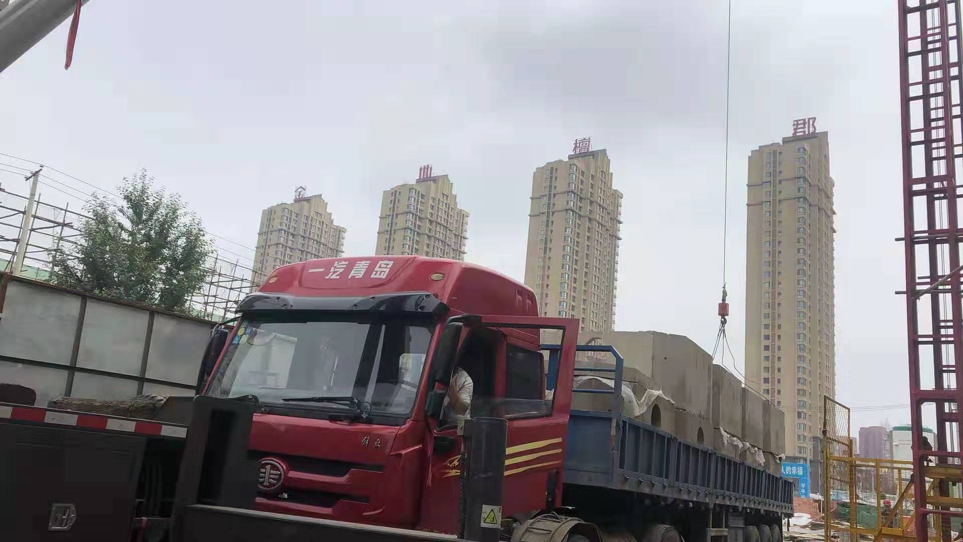 志成水泥化糞池施工現場，沈陽志成水泥