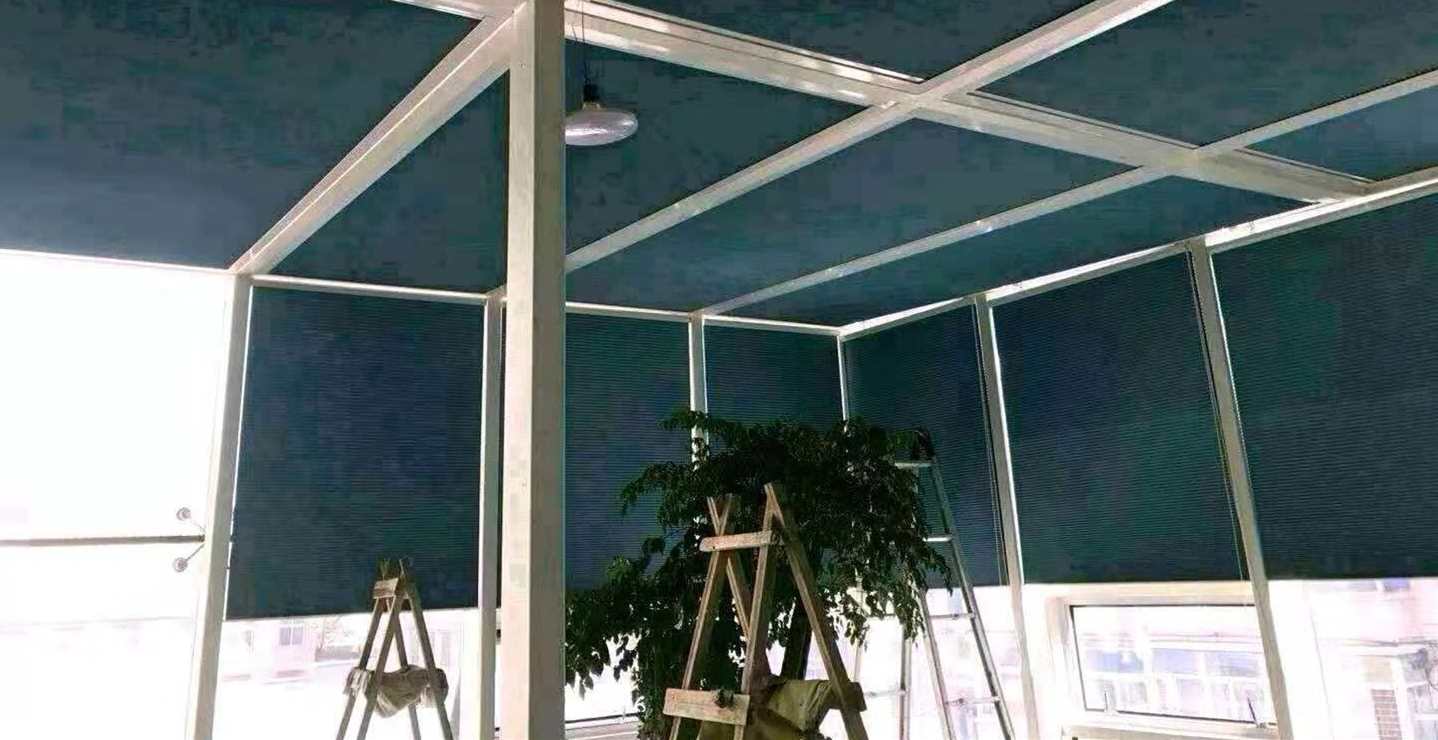 沈陽電動遮陽蓬廠家，蜂巢簾廠家