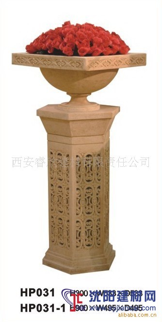 西安花缽廠供應砂巖花缽 玻璃鋼花缽 石材花缽