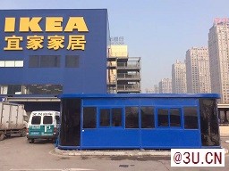 大連形象站臺崗亭,景區收費亭,入口崗亭大連灣案例