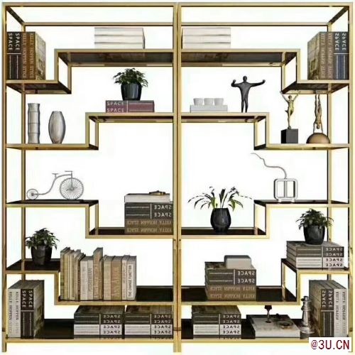 佛山藍博旺供應不銹鋼室內書架 室內展示架定制