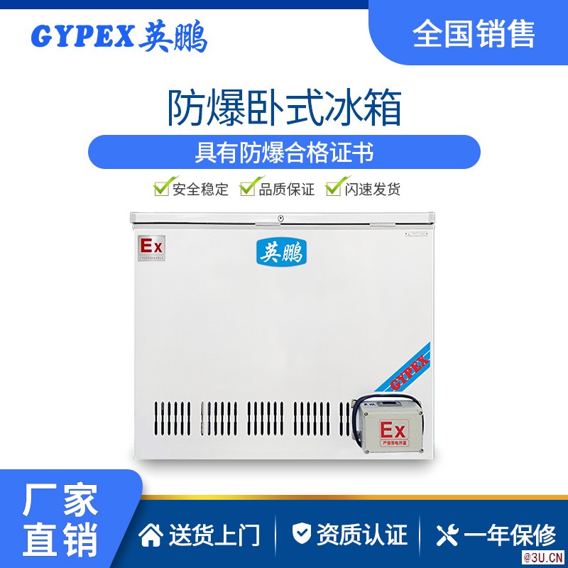 浙江臥式防爆冰箱100L