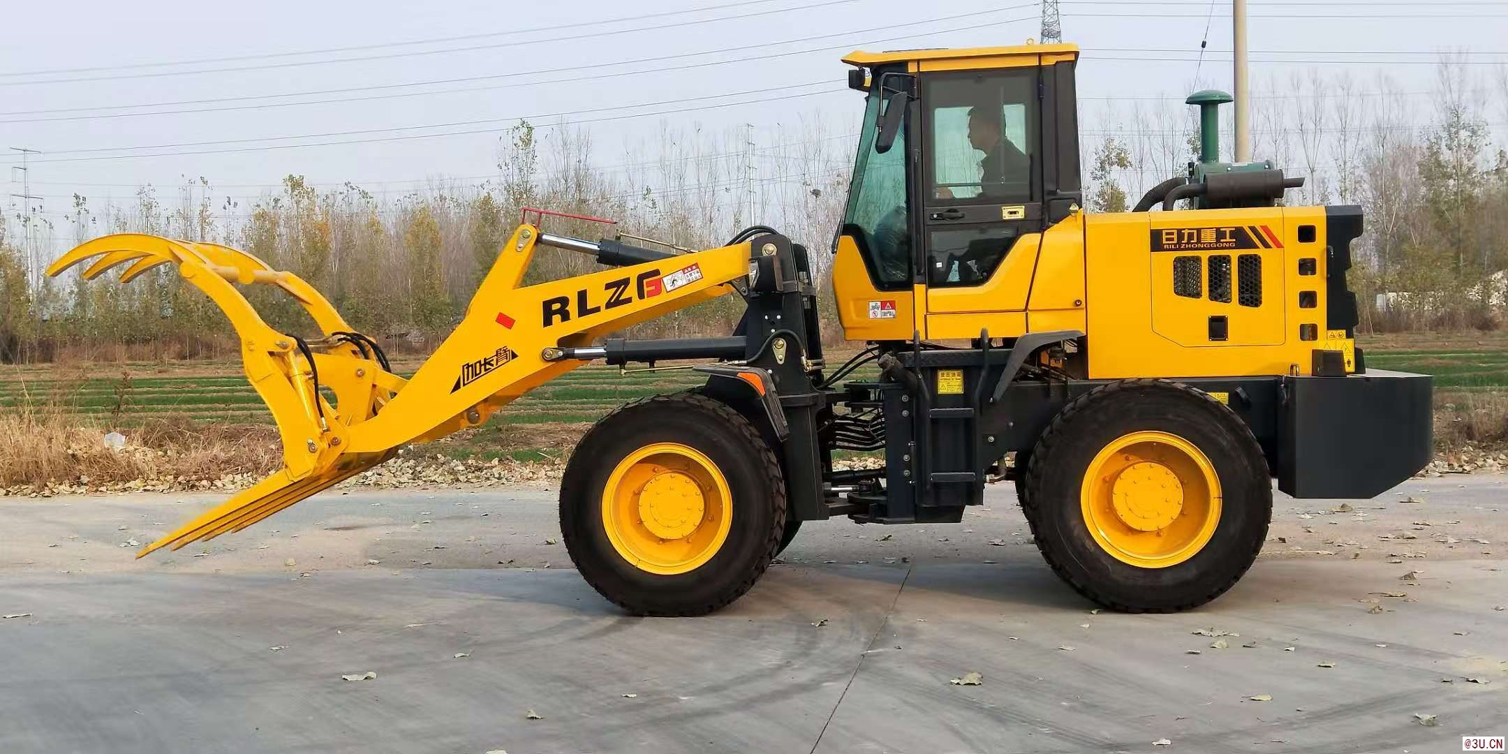 福建抓木機抓草機裝載機