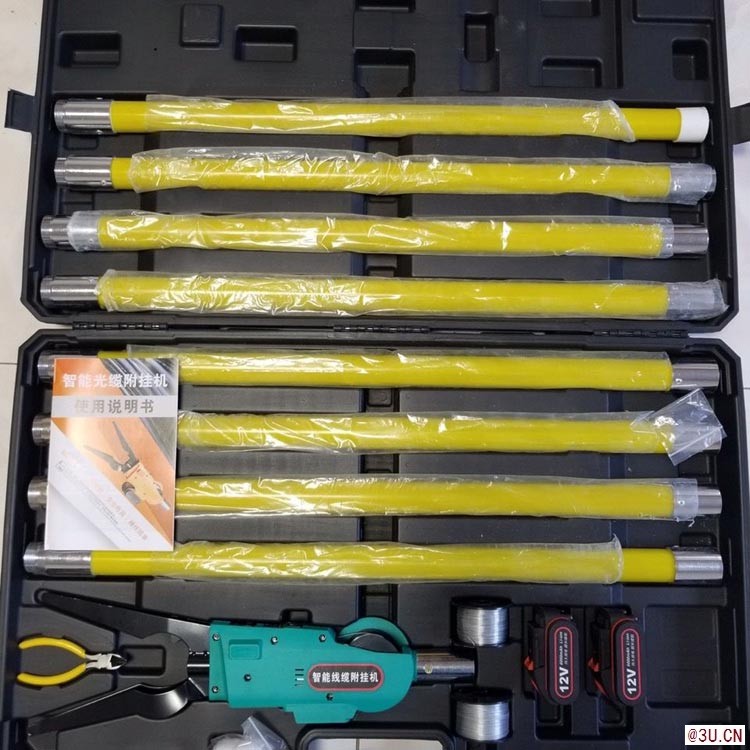 自動光纜綁線器分體光纜掛纜器絕緣桿光纜捆線器