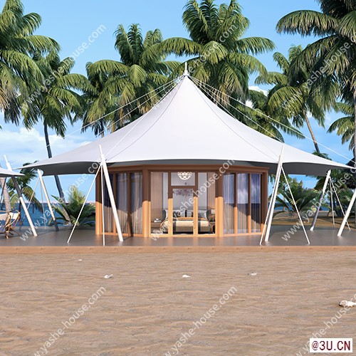 野奢·尚系列八邊形單頂野奢酒店帳篷