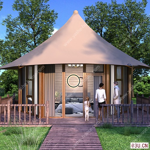 野奢·雅系列豪華單頂多邊型野奢帳篷