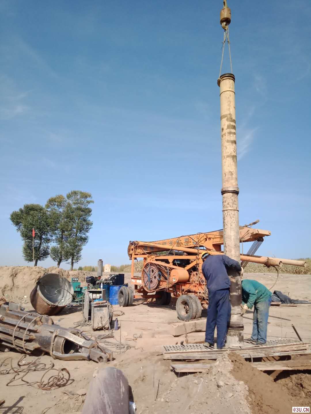 保定鉆孔打樁施工隊，樁基礎施工隊，打孔樁施工隊