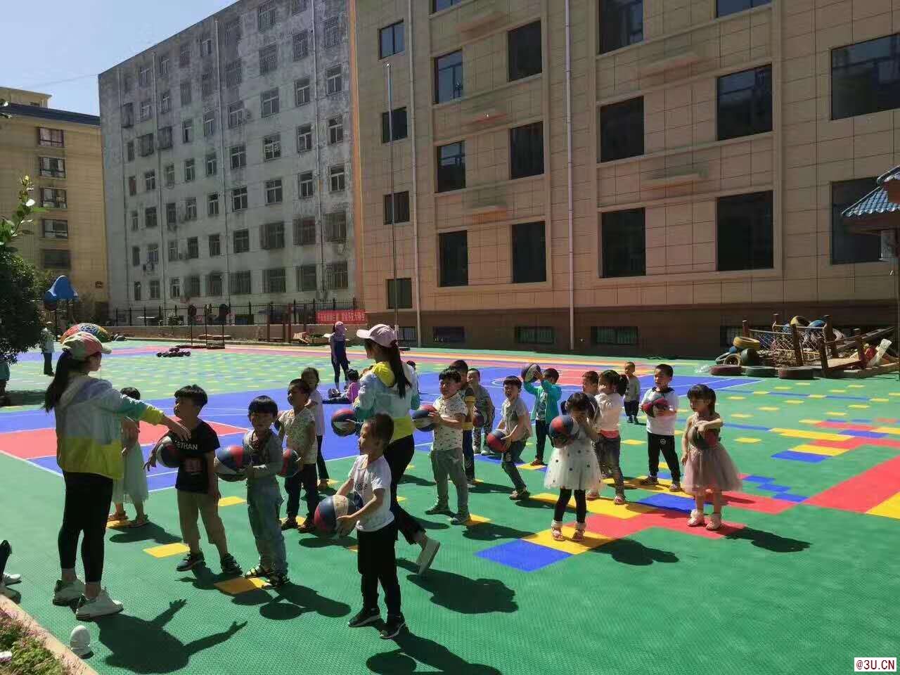 山東幼兒園懸浮地板廠家籃球場(chǎng)懸浮地板施工