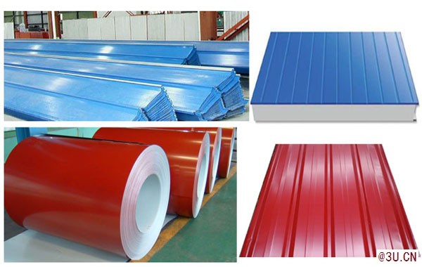 德州工程彩涂卷05用的多河北藍天廠家供應聚酯彩涂板