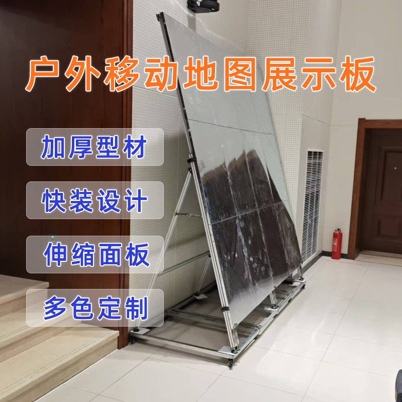 三優未來家戶外移動地圖展示板