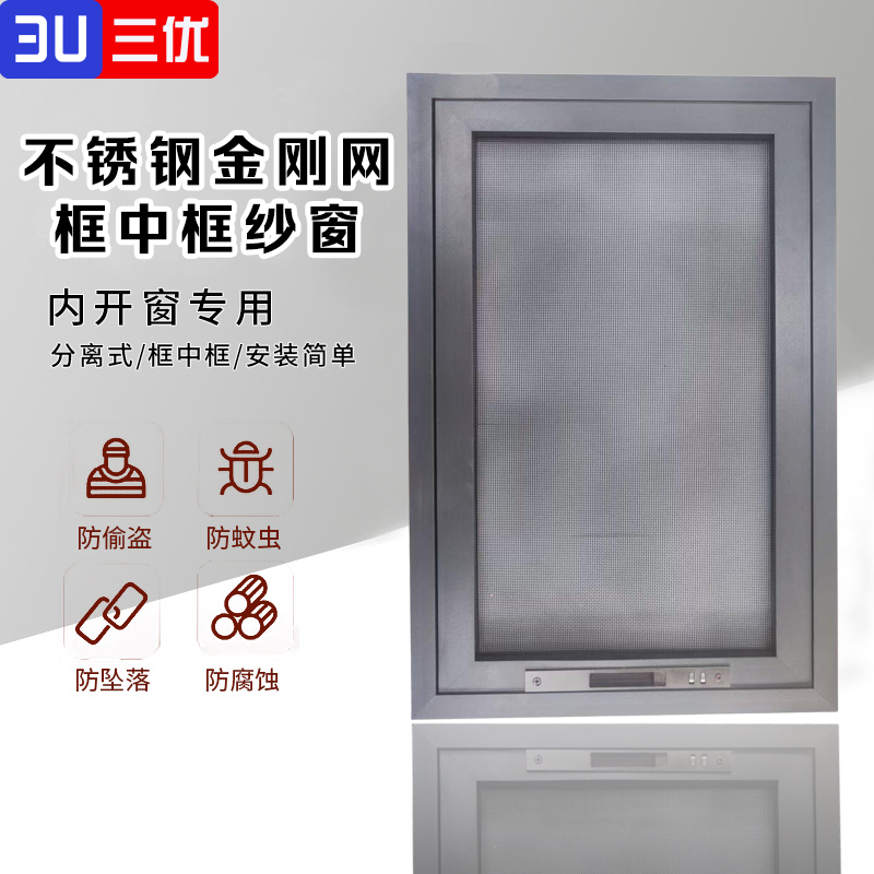 三優金剛網框中框紗窗